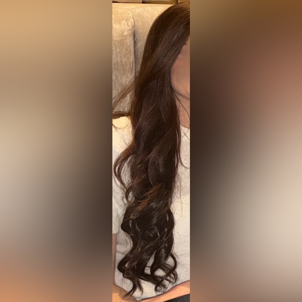 Bobbi Boss Indi Remi Natural Yaki 22” Human Hair Weave Color 4 Made Into Clip In